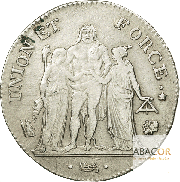 Francs Argent Union Et Force Directoire Cours Et Cotation Achat